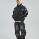 FUBU-GA別注 PU Puffer Jacket