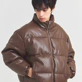 JE-ビンテージPU　パフジャケット