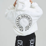 GA CROSS-EMBLEM FUR BLOUSON