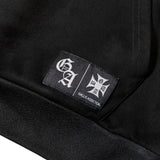 GA SUEDE 刺繍 HOODIE