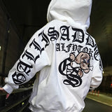 GA×GALFY-安心の背中ロゴのジップパーカー