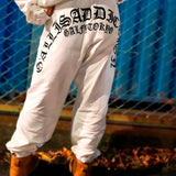 GA×GALFY-安心ロゴのスウェットパンツ