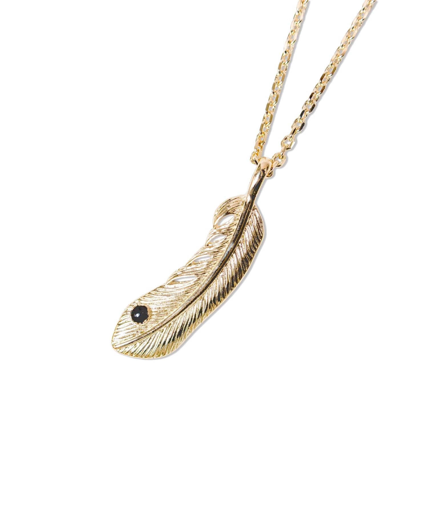 GA AST FEATHER NECKLACE