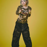 GALFY-フユGAL豹パーカー