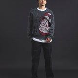 B-TRS-Lips&Tongue-ダメージグランジニット