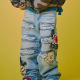 GALFY-ワッペンだらけデニム