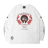 JACKROSE×VANSON×GALFY-炎犬Long Sleeve Tee