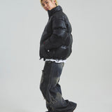 FUBU-GA別注 PU Puffer Jacket