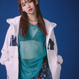 GALFY-ばーばの切り貼りリメイクパーカー