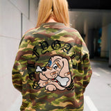 GA×GALFY-安心のサークルロゴクルースウェット