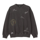 SCHOTT-PIGMENT  CREW SWEAT