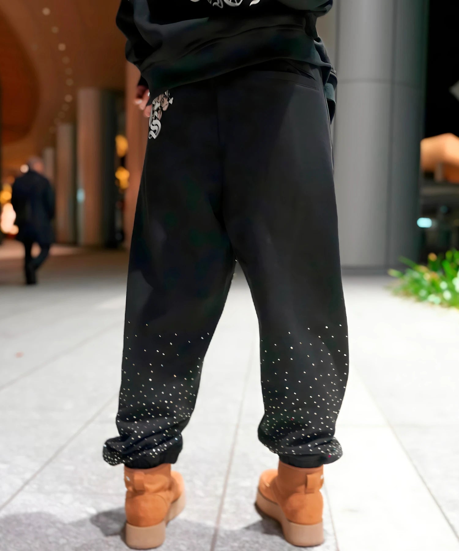 GA×GALFY-きらピカスウェットパンツ