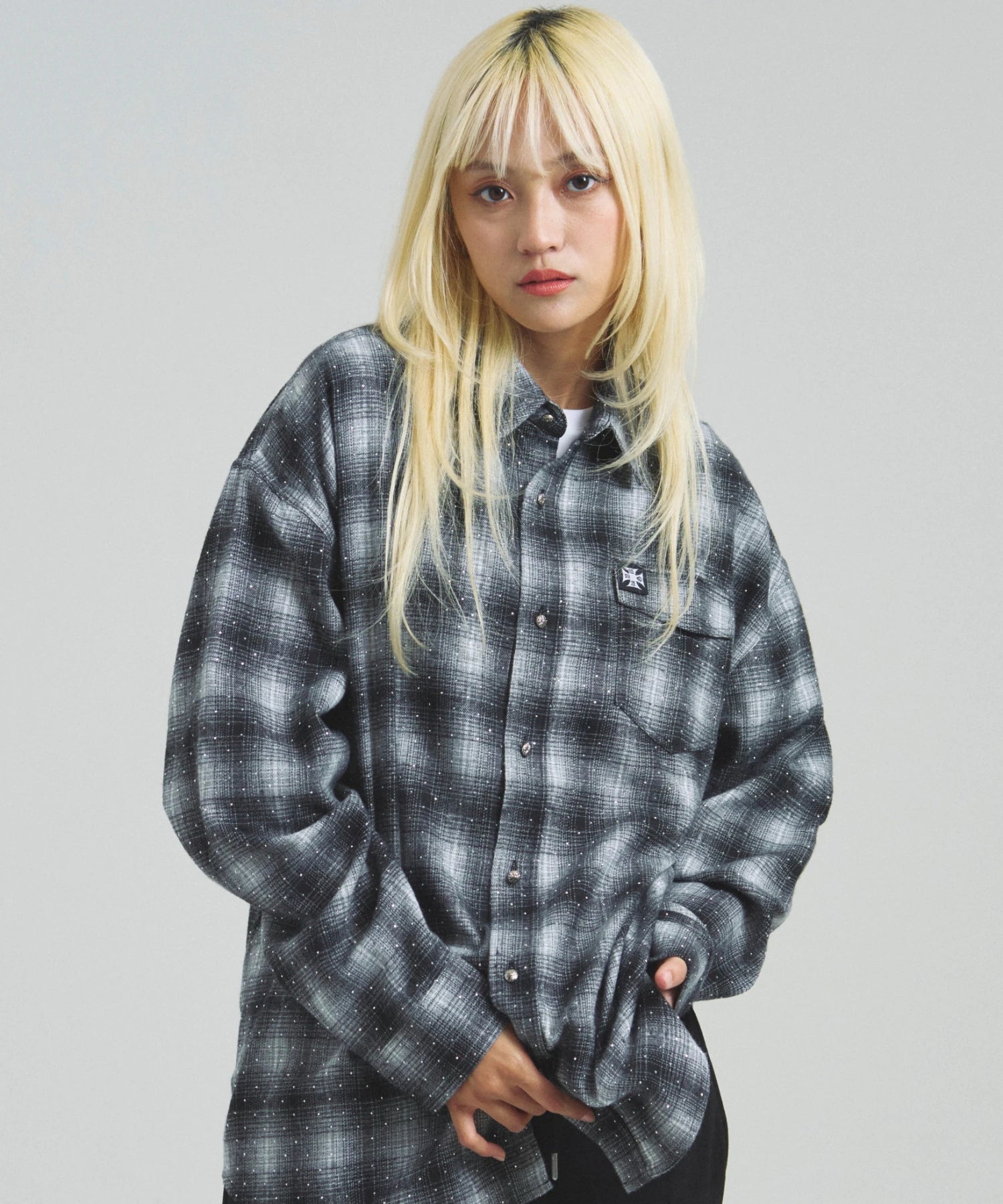 GA STONE-CHECK SHIRT
