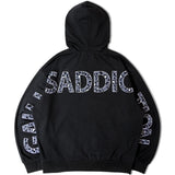 GA LEOPARD-LOGO ZIP HOODIE