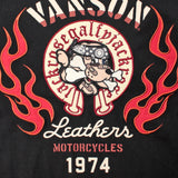 JACKROSE×VANSON×GALFY-炎犬Long Sleeve Tee