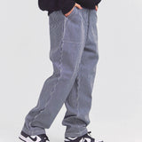 GUNG HO EAZY FATIGUE PANTS -BLACK DENIM/HICKORY-