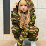 GA×GALFY-安心の背中ロゴのジップパーカー