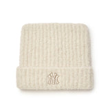 MLB　KOREA-フワモコ　ミャオ　ビーニー【猫耳ビーニー】