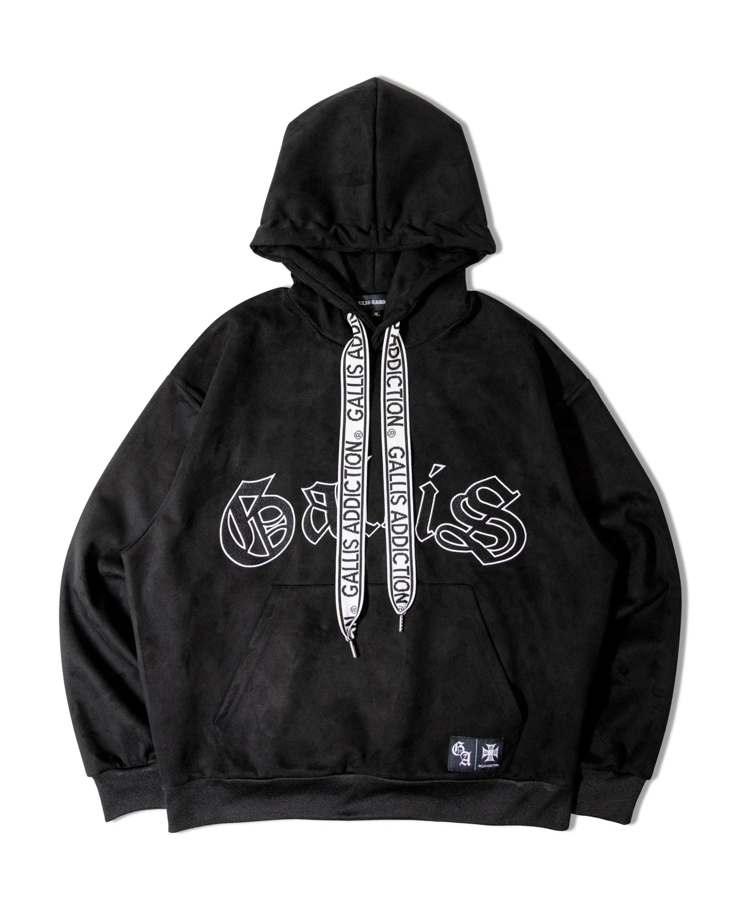 GA SUEDE 刺繍 HOODIE