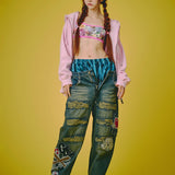 GALFY-ワッペンだらけデニム