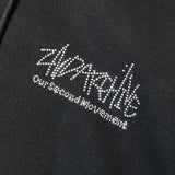 2ND ARCHIVE-ラインストーン　プルパーカー