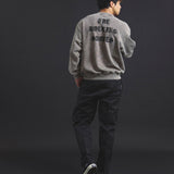 B-TRS-Lips&Tongue ラインストーン-クルースウェット