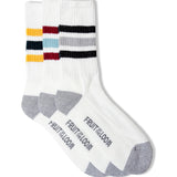 FRUIT OF THE LOOM ｳﾞｨﾝﾃｰｼﾞ3ﾗｲﾝ ｸﾙｰｿｯｸｽ 3足ﾊﾟｯｸ