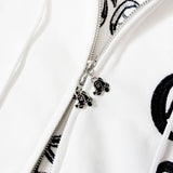 GA×GALFY-安心の背中ロゴのジップパーカー