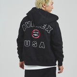 AVIREX -VARSITY LOGO SWEAT PARKA