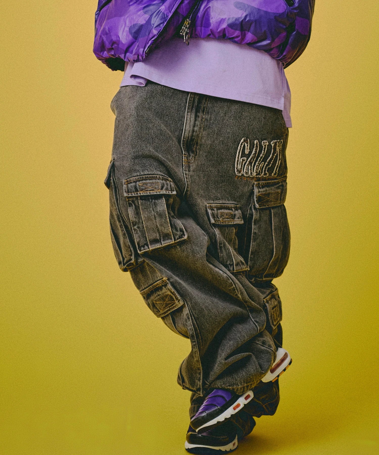 GALFY-ぐるグニャデニムカーゴ