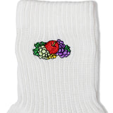 FRUIT OF THE LOOM ﾍﾞｰｼｯｸ平編刺繍ｸｫｰﾀｰｿｯｸｽ 3足ﾊﾟｯｸ