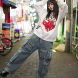 GA×GALFY-安定の別注デニムカーゴパンツ