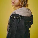 GALFY-ぐるグニャデニムパーカー