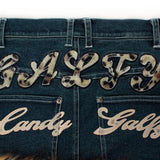 GALFY-ぎゃるちゃんファーデニムミニ