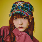 GALFY-ワッペンいっこチェックCAP
