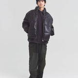 JE-ビンテージPU　パフジャケット