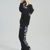 GA SUEDE OE刺繍 ZIP-HOODIE