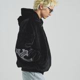 GA CROSS-EMBLEM FUR BLOUSON