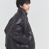 JE-ビンテージPU　パフジャケット