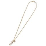 GA AST FEATHER NECKLACE