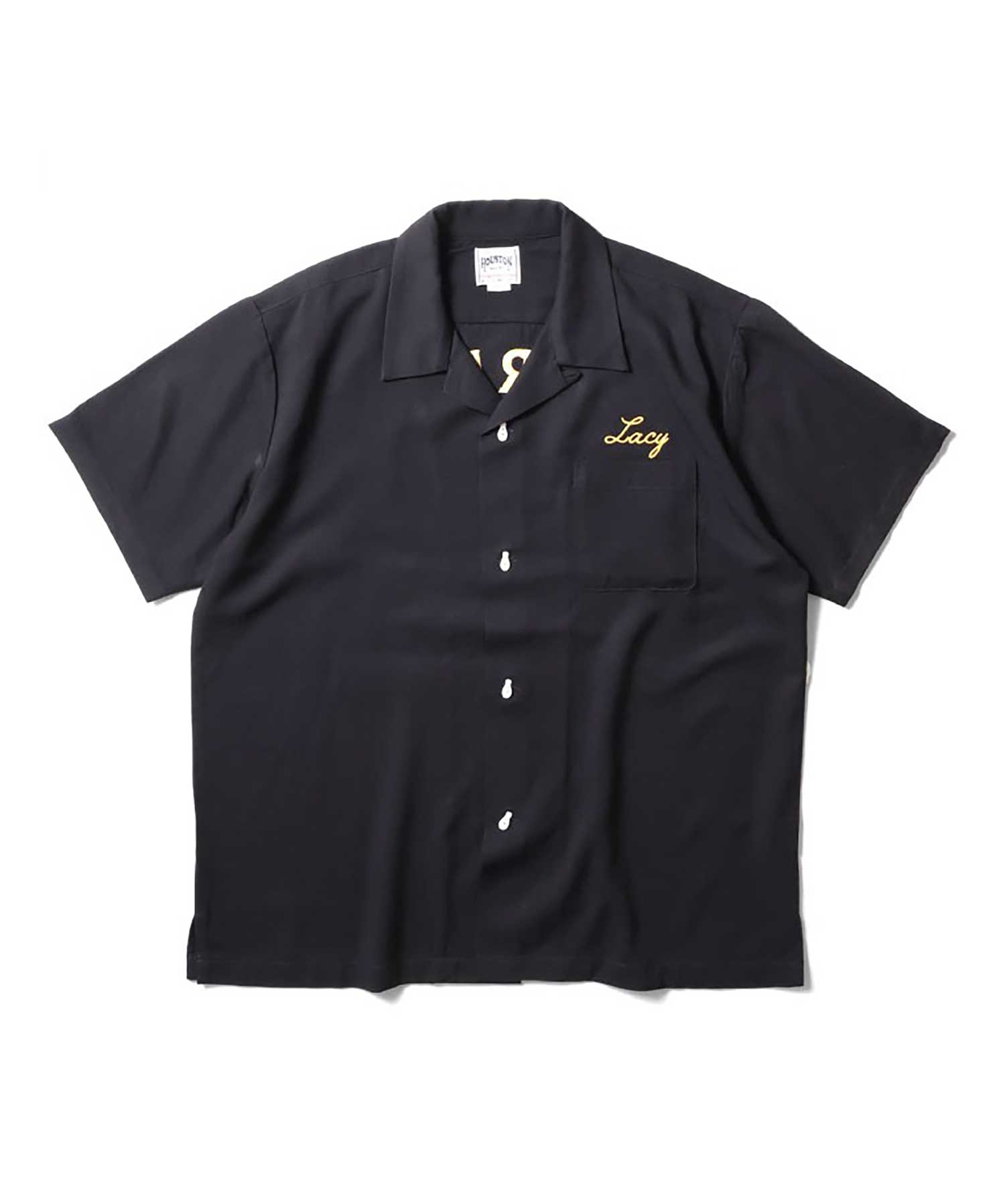 ヒューストン べた付き 長袖 ボーリングシャツ ボウリングシャツ