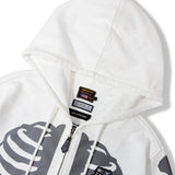 JACKROSE×VANSON×GALFY-骨犬 Zip Hoodie