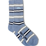 FRUIT OF THE LOOM ﾎﾞｰﾀﾞｰ刺繍 ｸﾙｰｿｯｸｽ 3足ﾊﾟｯｸ