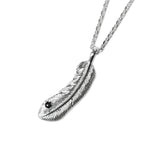 GA AST FEATHER NECKLACE
