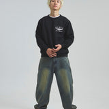 AVIREX -VARSITY LOGO CREW SWEAT