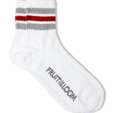 FRUIT OF THE LOOM ｶﾗﾌﾙﾗｲﾝ平編Bｸｫｰﾀｰｿｯｸｽ 3足ﾊﾟｯｸ