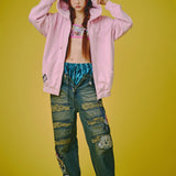 GALFY-CLUBジップパーカー