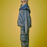 GALFY-ぐるグニャデニムカーゴ