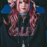 GALFY-ばーばの切り貼りリメイクパーカー