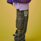 GALFY-ぐるグニャデニムカーゴ